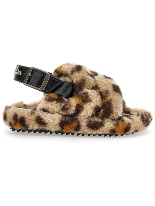 Plush sandals