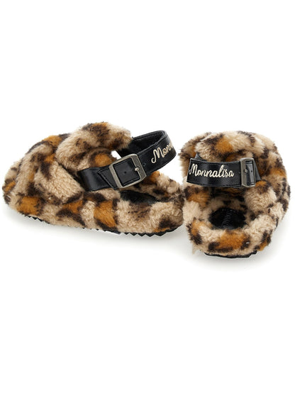 Plush sandals