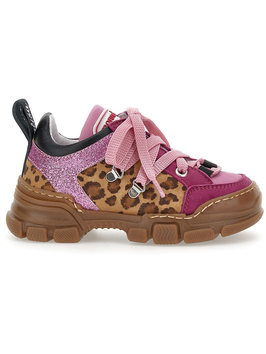 Scarponcini chunky animalier