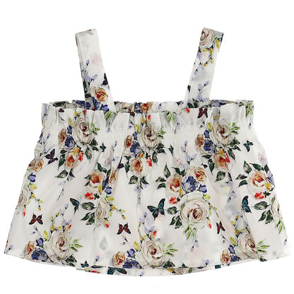 Floral cotton top