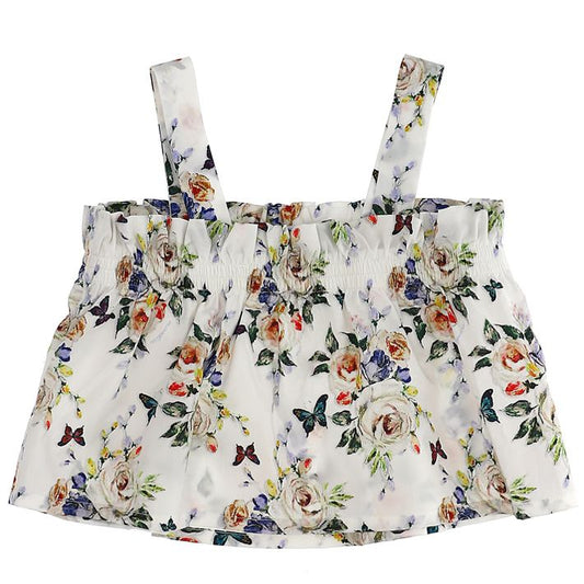 Floral cotton top
