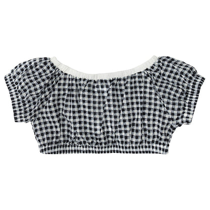 Vichy swim top