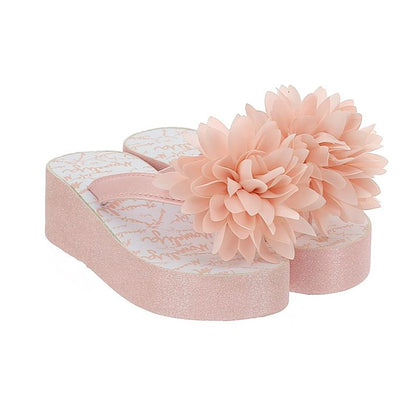 Glitter flip flop, maxi flower