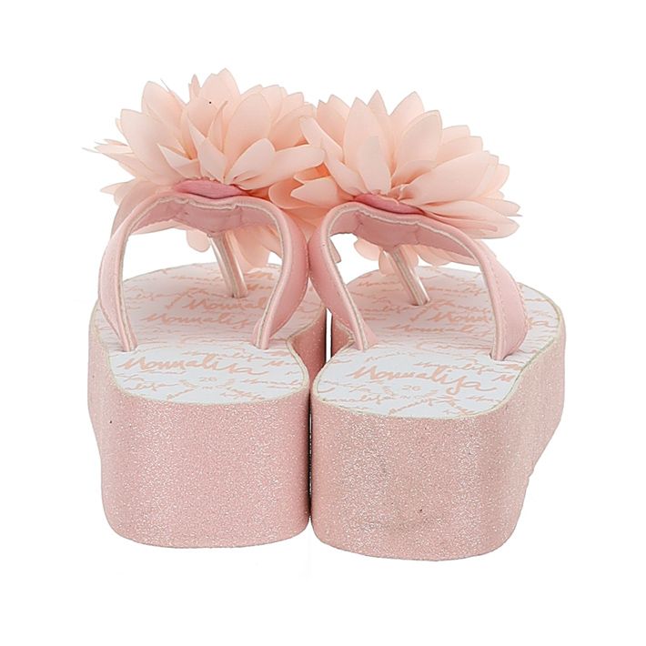Glitter flip flop, maxi flower
