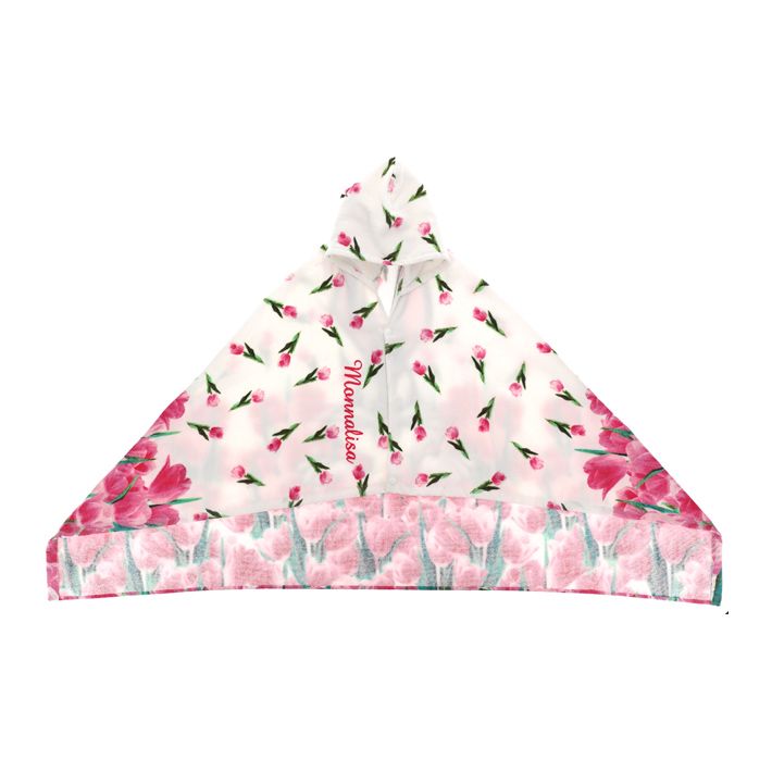 Bunny and tulip bathrobe