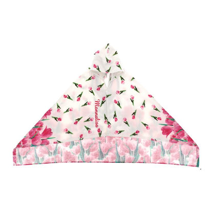 Bunny and tulip bathrobe