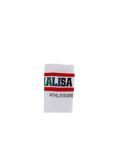 Terry cloth sock with logo