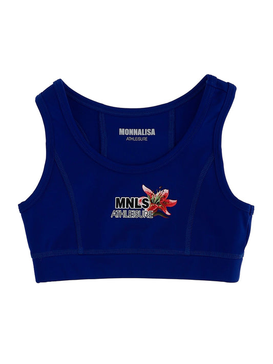 Technical jersey bra top