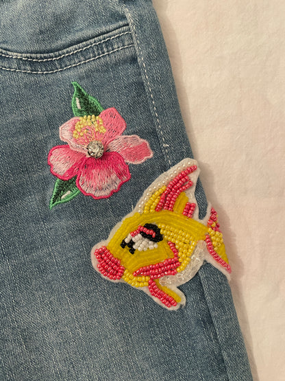 Embroidered Jeans