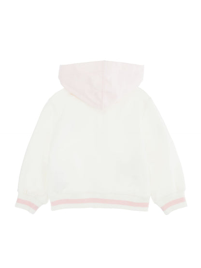 Open hoodie with college hood