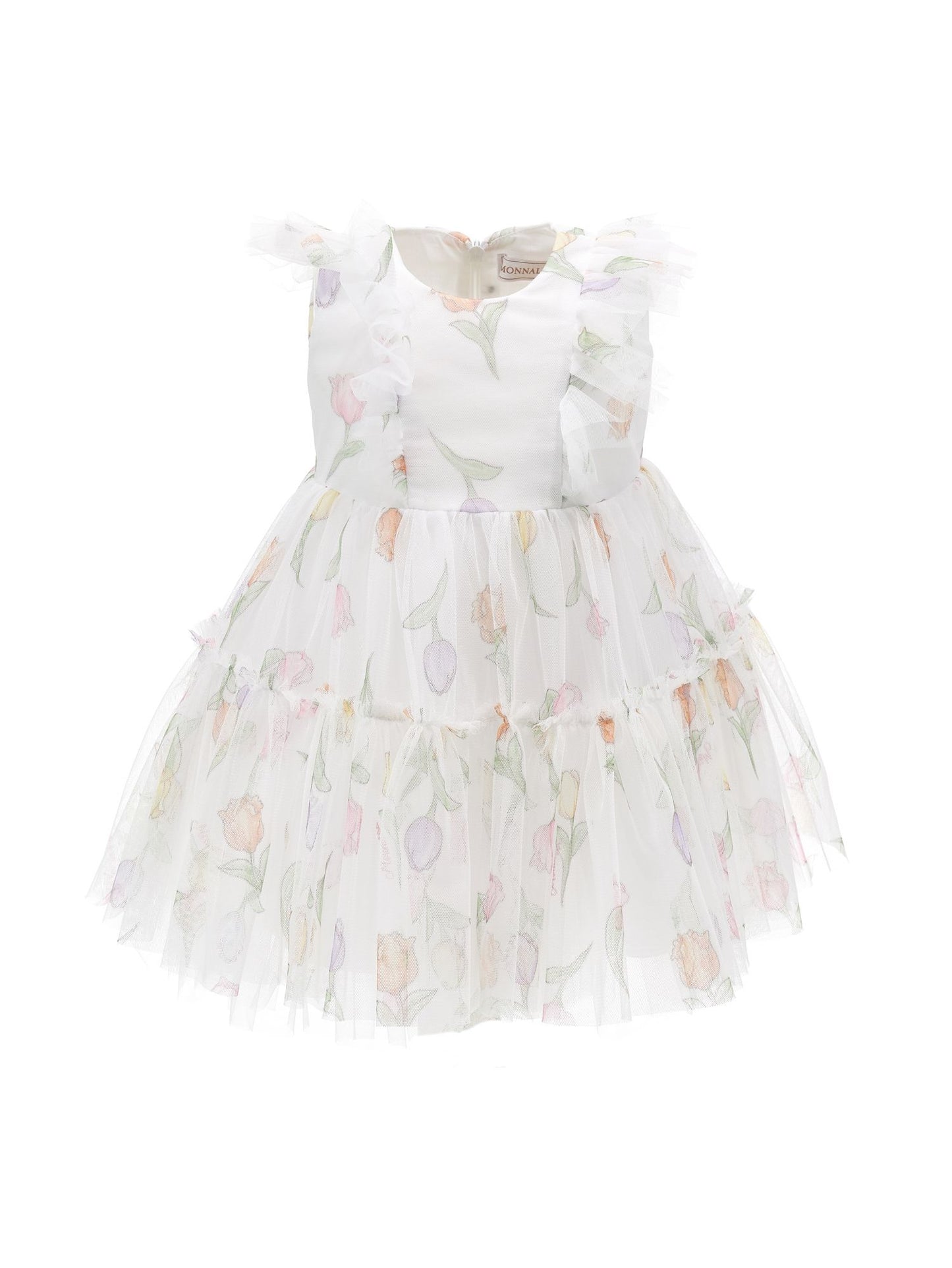 Abitino tulle stampa tulipani