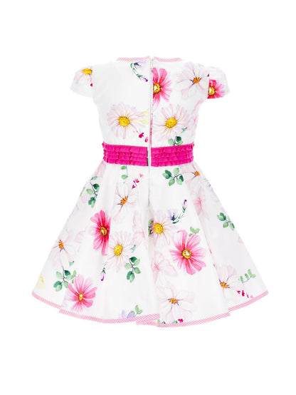 Floral poplin dress